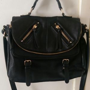 Aldo Black Leather Bag